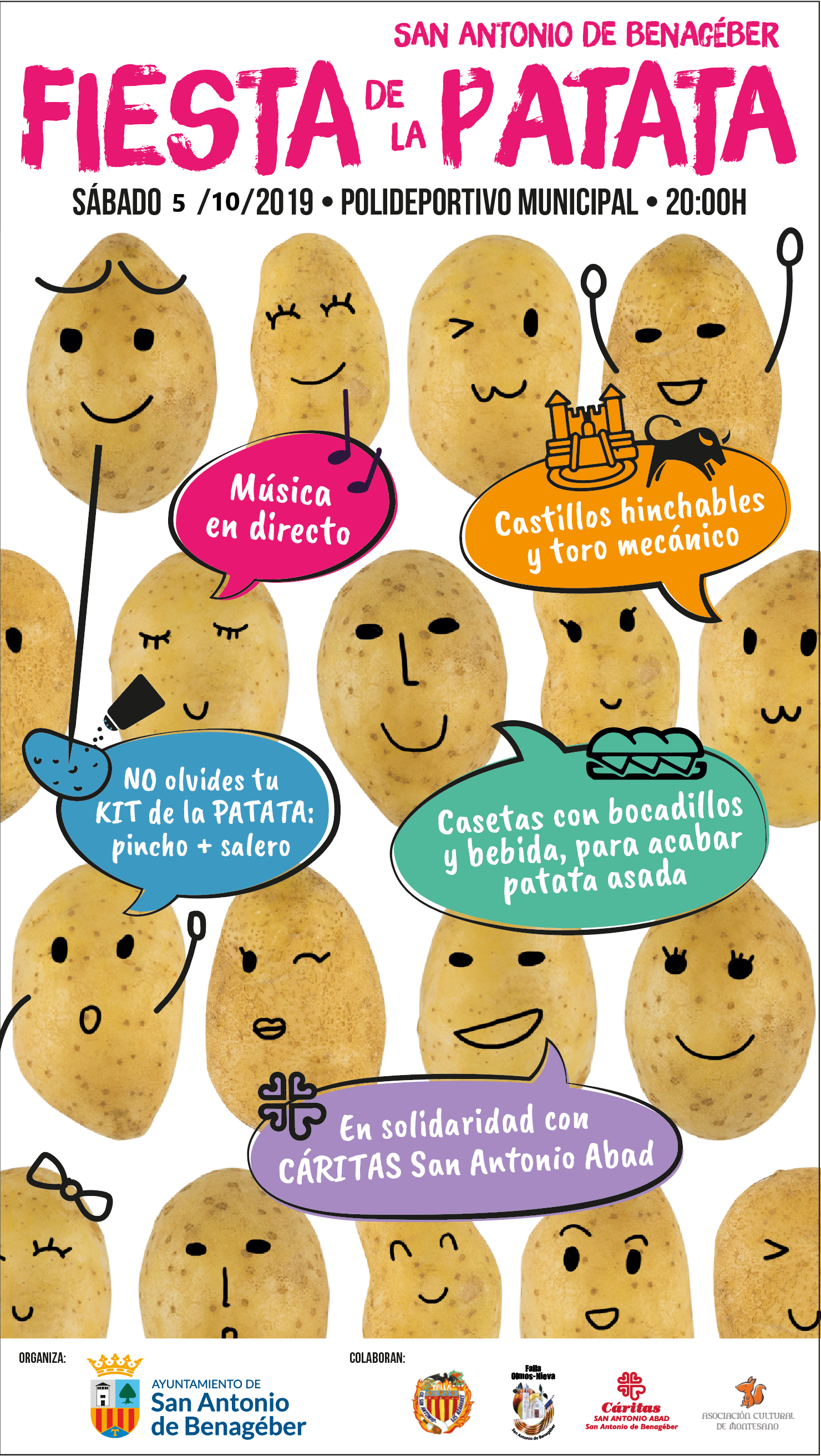 Cartel Fiesta de la Patata