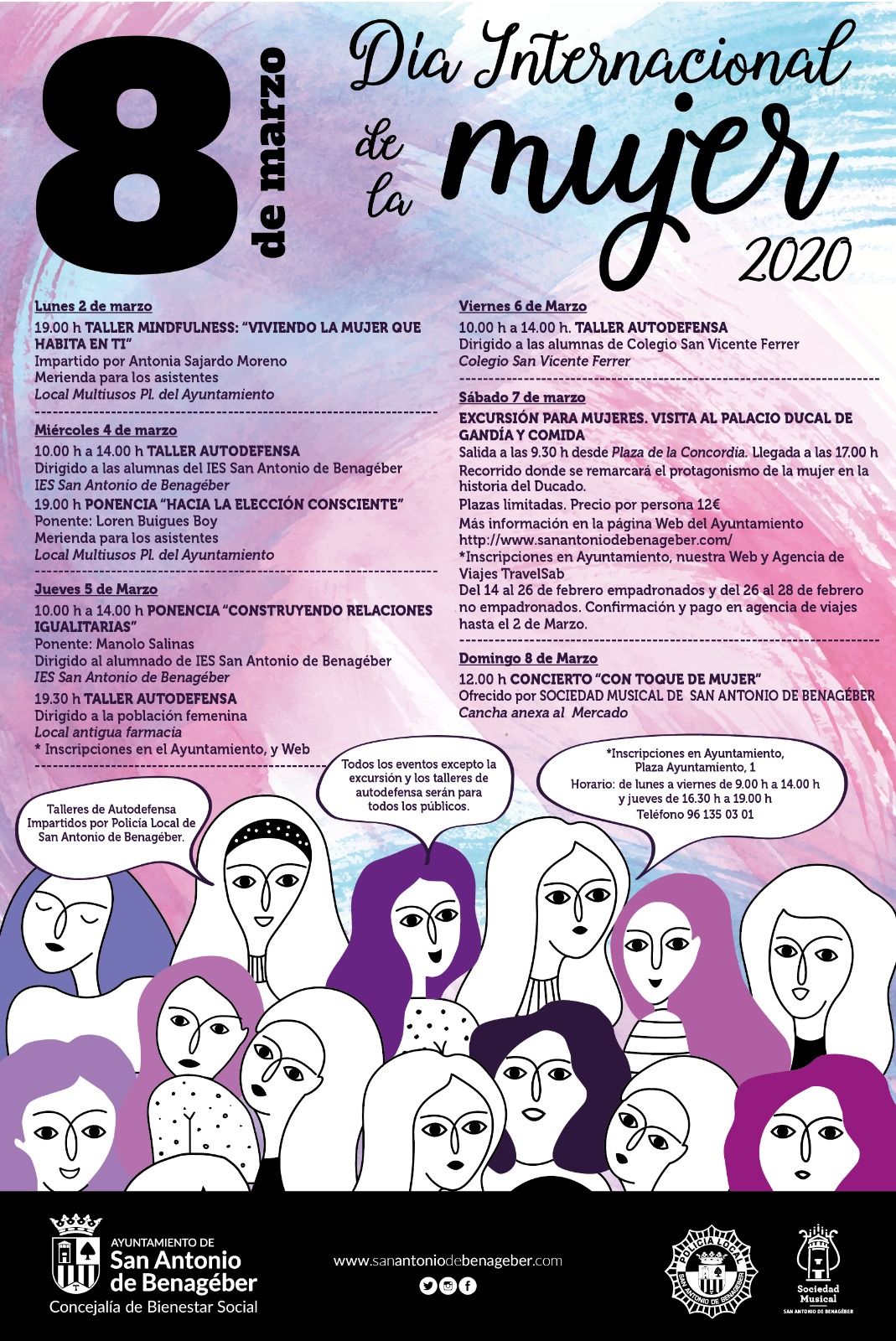 Programación Semana de la Mujer 2020